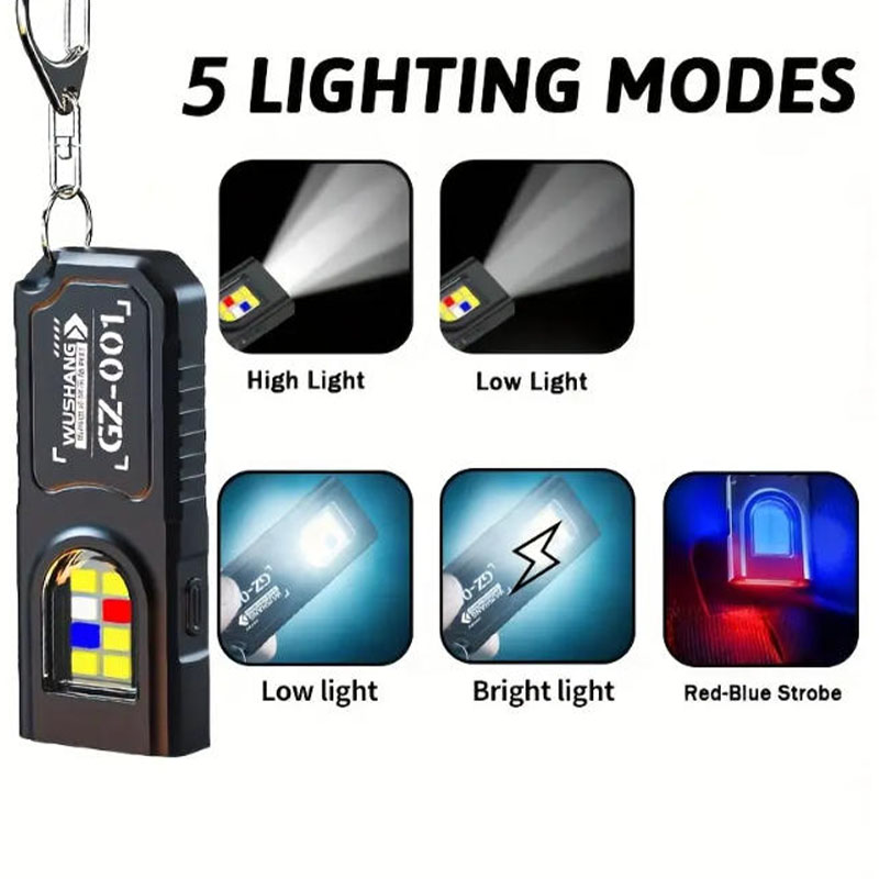 ไฟฉายพวงกุญแจอเนกประสงค์ ชาร์จ - Diy Lamp Electronics บทวิจารณ์และราคา