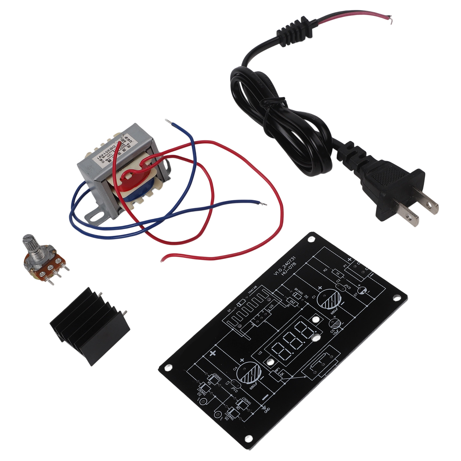 LM317 ชุดบอร์ดจ่ายไฟควบคุมแรงด - Diy Electronics Power Supply บทวิจารณ์และราคา