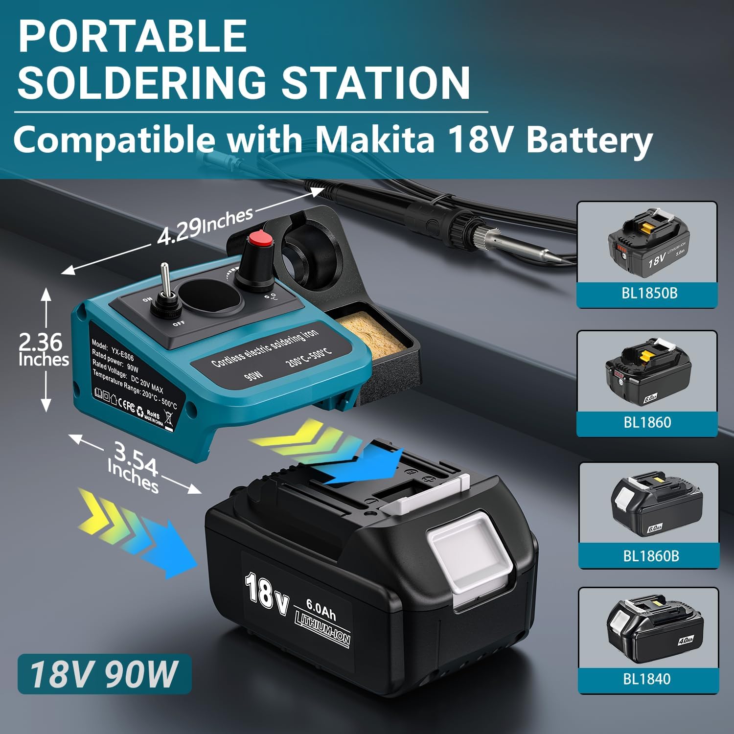 ชุดหัวแร้งบัดกรีไร้สาย LED ดิจ - Diy Electronics Tools บทวิจารณ์และราคา