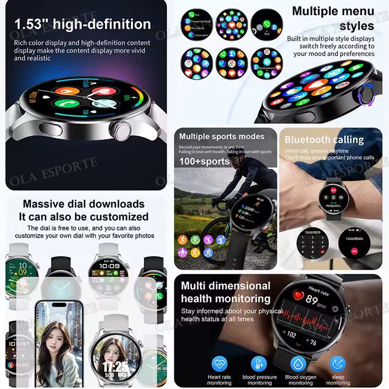 สมาร์ทวอทช์รุ่นใหม่สำหรับผู้ชา - Diy Electronics Music บทวิจารณ์และราคา