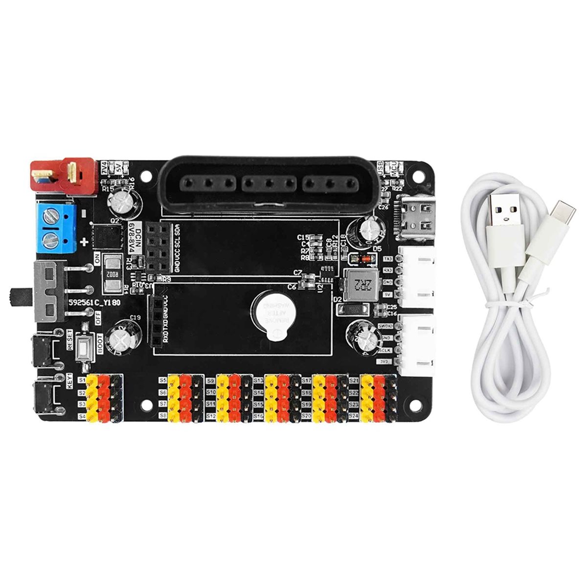 บอร์ดควบคุมเซอร์โว PWM 24 ช่อง - Diy Electronics Tools บทวิจารณ์และราคา