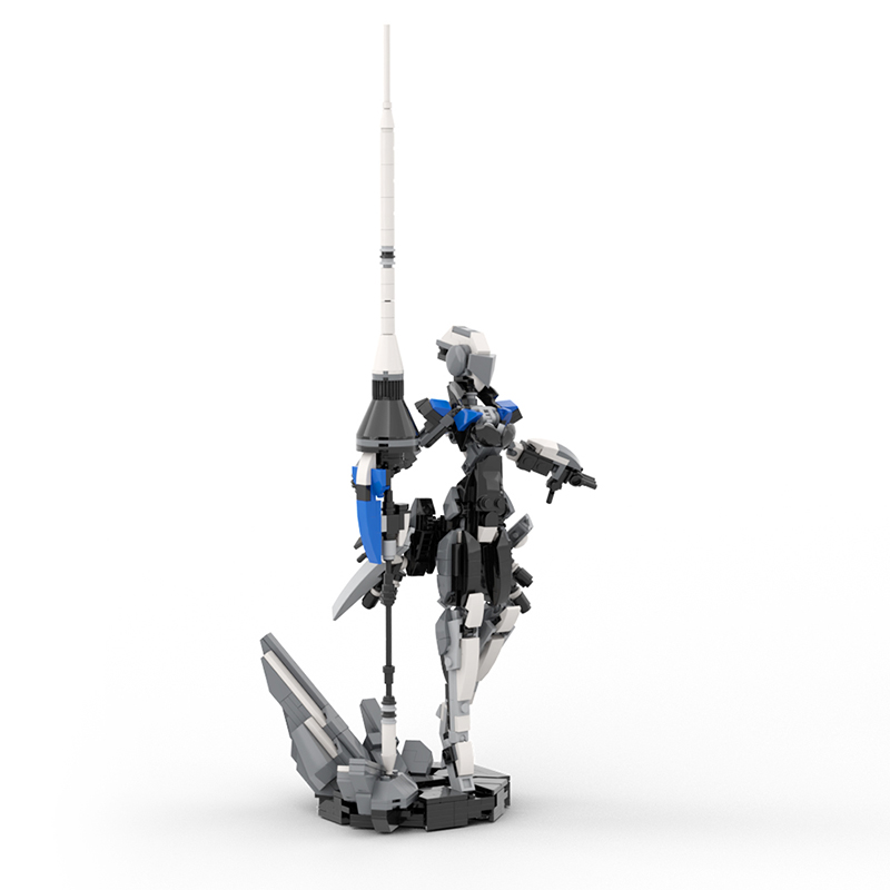 MOC Mech หุ่นยนต์หญิง Lancer V - Diy Electronics Pdf บทวิจารณ์และราคา