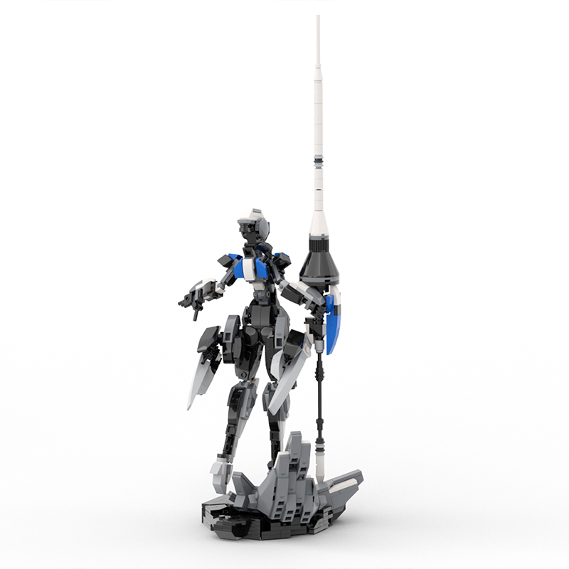 MOC Mech หุ่นยนต์หญิง Lancer V - Diy Electronics Pdf บทวิจารณ์และราคา