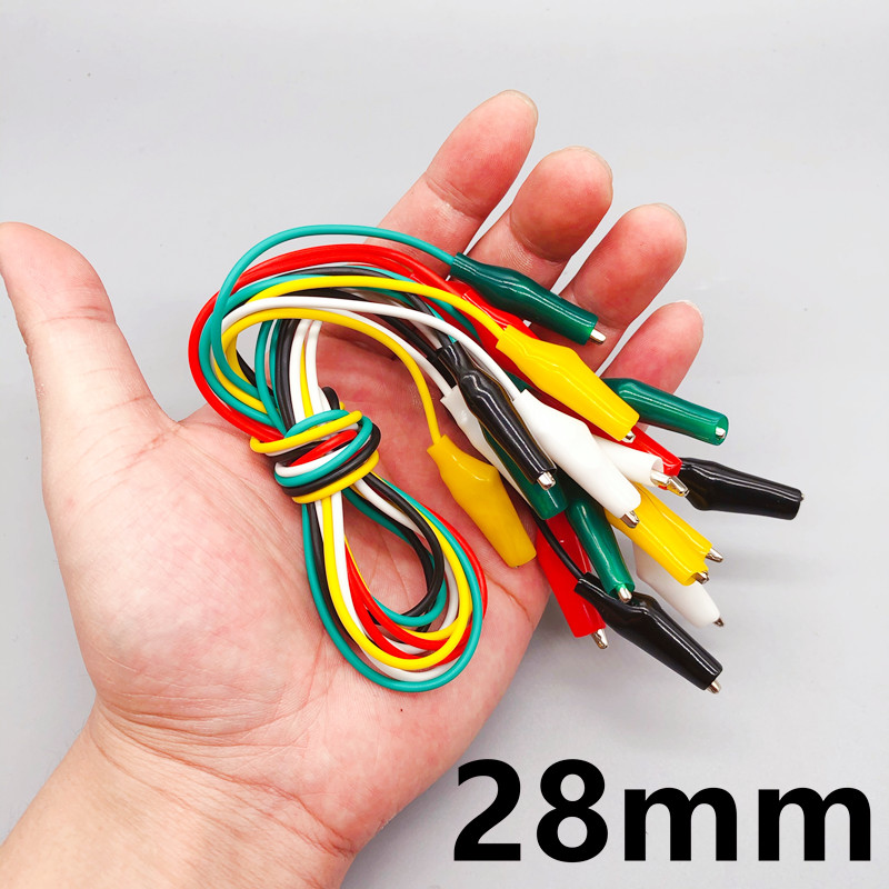 10Pcsสีเข็มขัดลวดคลิปจระเข้อิเ - Diy Electronics Power Supply บทวิจารณ์และราคา