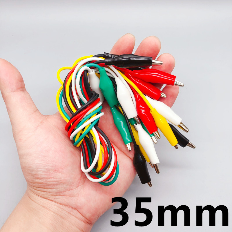 10Pcsสีเข็มขัดลวดคลิปจระเข้อิเ - Diy Electronics Power Supply บทวิจารณ์และราคา