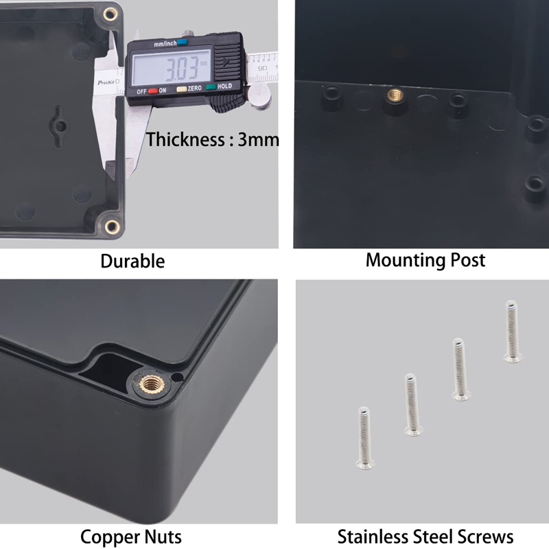 กล่องกันน้ําพลาสติก ABS ไฟฟ้าก - Diy Electronics Box บทวิจารณ์และราคา