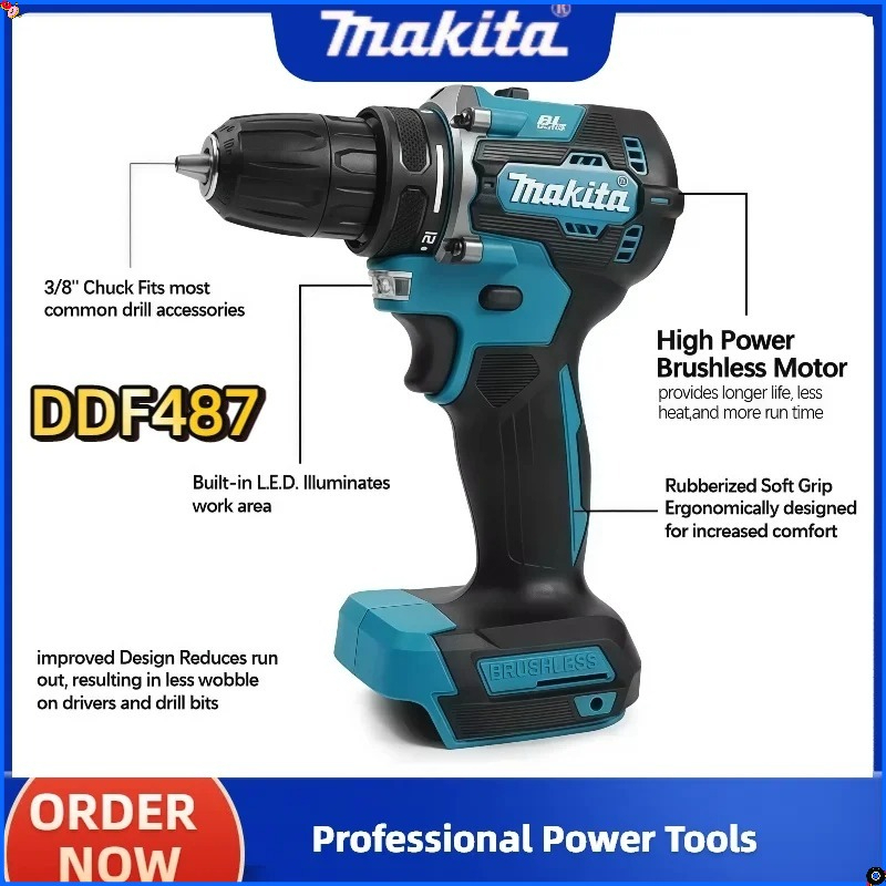 มากีต้า DDF487 ไขควงไร้สาย ไขค - Makita Drill Ddf484 บทวิจารณ์และราคา